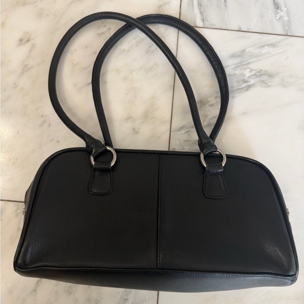 Osgoode Marley black leather handbag purse - Picture 15 of 15